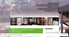 Desktop Screenshot of microbrewsusa.wordpress.com