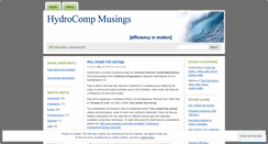 Desktop Screenshot of hydrocompmusings.wordpress.com