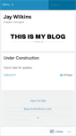 Mobile Screenshot of jaywilkins13.wordpress.com