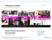 Tablet Screenshot of fishingforfashion.wordpress.com