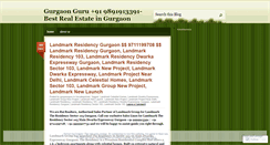 Desktop Screenshot of gurgaonguru.wordpress.com