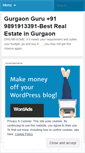 Mobile Screenshot of gurgaonguru.wordpress.com