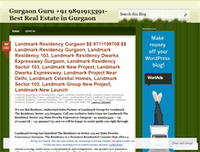 Tablet Screenshot of gurgaonguru.wordpress.com