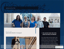 Tablet Screenshot of lakatosfamily.wordpress.com