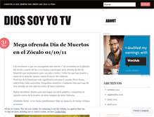 Tablet Screenshot of diossoyyo.wordpress.com