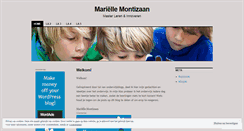 Desktop Screenshot of mariellemontizaan.wordpress.com