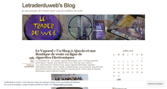 Desktop Screenshot of letraderduweb.wordpress.com