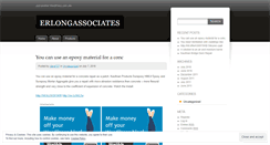 Desktop Screenshot of erlongassociates.wordpress.com