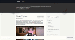 Desktop Screenshot of lovehighsociety.wordpress.com
