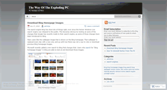 Desktop Screenshot of explodingpc.wordpress.com