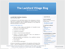 Tablet Screenshot of lackford.wordpress.com