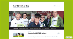 Desktop Screenshot of cafodsalford.wordpress.com