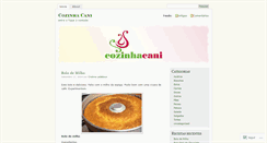 Desktop Screenshot of cozinhacani.wordpress.com