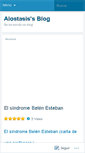 Mobile Screenshot of alostasis.wordpress.com