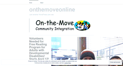Desktop Screenshot of onthemoveonline.wordpress.com