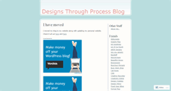 Desktop Screenshot of designsthroughprocess.wordpress.com