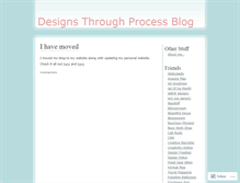 Tablet Screenshot of designsthroughprocess.wordpress.com