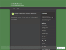 Tablet Screenshot of mystandardprocess.wordpress.com