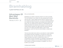 Tablet Screenshot of bramhablog.wordpress.com