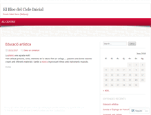 Tablet Screenshot of inicialvaleriserra.wordpress.com