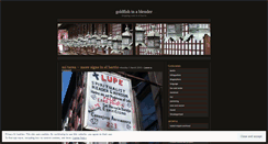 Desktop Screenshot of goldfishinablender.wordpress.com