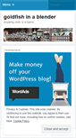 Mobile Screenshot of goldfishinablender.wordpress.com
