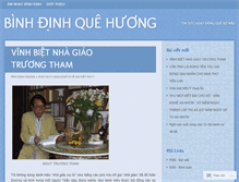 Tablet Screenshot of binhdinhquehuong.wordpress.com