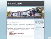 Tablet Screenshot of kcpharmacy.wordpress.com