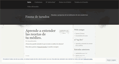 Desktop Screenshot of faunadetarados.wordpress.com