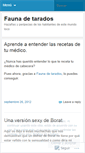 Mobile Screenshot of faunadetarados.wordpress.com