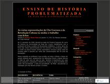 Tablet Screenshot of ensinodehistoriaproblematizada.wordpress.com