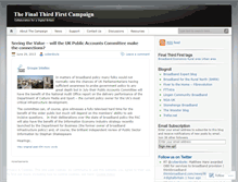 Tablet Screenshot of finalthirdfirst.wordpress.com