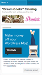 Mobile Screenshot of dreamcooks.wordpress.com