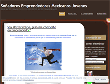 Tablet Screenshot of emprendejoven.wordpress.com