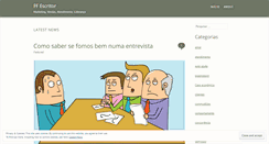Desktop Screenshot of ffescritor.wordpress.com