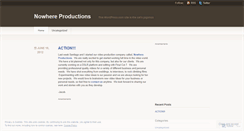 Desktop Screenshot of nowhereproductions.wordpress.com