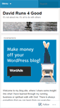 Mobile Screenshot of davidruns4good.wordpress.com
