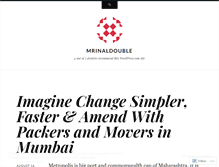 Tablet Screenshot of mrinaldouble.wordpress.com