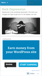 Mobile Screenshot of darkdepression.wordpress.com