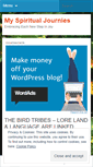 Mobile Screenshot of myspiritualjournies.wordpress.com