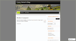 Desktop Screenshot of coreysimon.wordpress.com