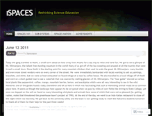 Tablet Screenshot of ispacespsu.wordpress.com