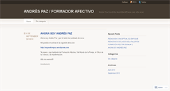 Desktop Screenshot of andresgranada.wordpress.com