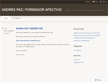 Tablet Screenshot of andresgranada.wordpress.com