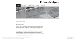 Desktop Screenshot of fribergdahlgren.wordpress.com