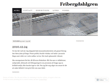 Tablet Screenshot of fribergdahlgren.wordpress.com