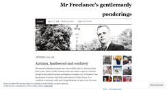 Desktop Screenshot of mrfreelancesthoughts.wordpress.com