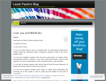 Tablet Screenshot of lauriepayne.wordpress.com