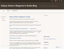 Tablet Screenshot of go2beginnersguide.wordpress.com