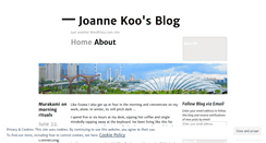 Desktop Screenshot of joannekoosg.wordpress.com